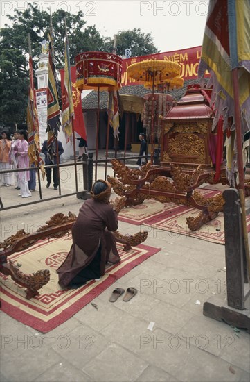 VIETNAM, North, Hanoi, Trung Sisters Festival held to honour sisters who led a rebellion against the Chinese in 40AD.