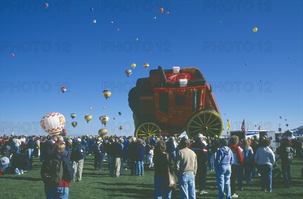 USA, New Mexico, Albuquerque, Balloon fiesta