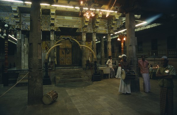 SRI LANKA, Kandy, Temple of the Tooth interior