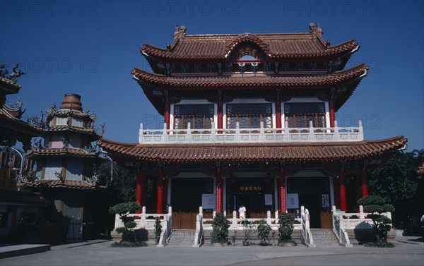 TAIWAN, Taipei, Confucius Temple facade