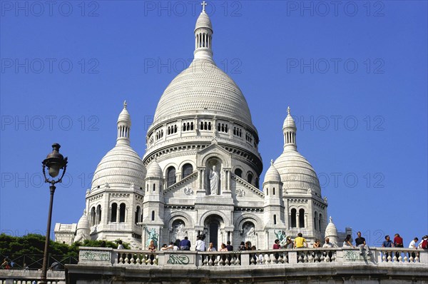 FRANCE, Ile de France, Paris, The Sacre Coeur basilica dating from 1875