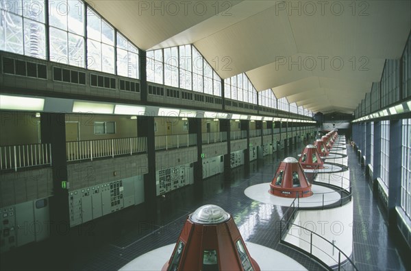 AUSTRALIA, New South Wales, Kosciusko N.P, Turbines at Murry I Power Station which is part of the snowy mountains hydro electric scheme that aids the irrigation of dry inland areas