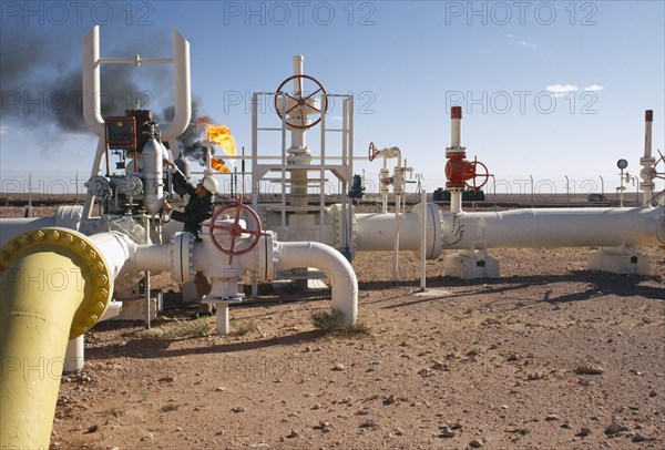 ALGERIA, Hani Remel, Natural Gas field.