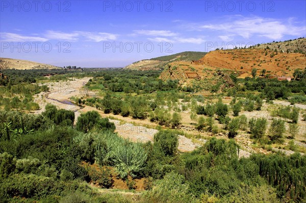 MOROCCO, Marrakech, View over landscape