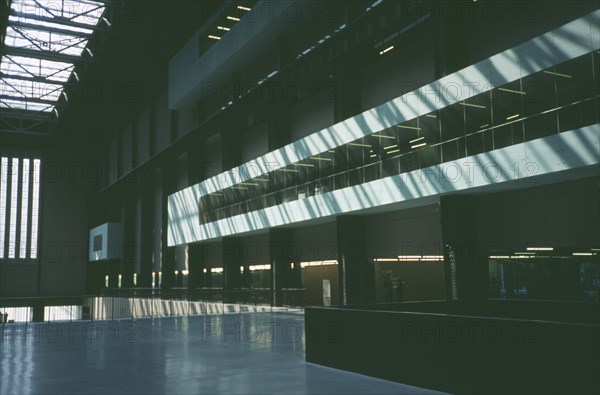 ENGLAND, London, Tate Modern. Section of the Old Turbine Hall