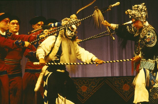 CHINA, Beijing, Scene from Chinese opera.