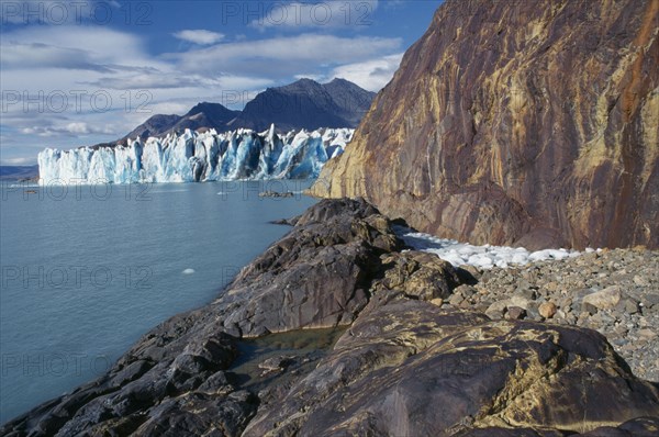 ARGENTINA, Patagonia, Santa Cruz, "Parque Nacional Los Glaciares, Lago Viedma and Glaciar Viedma. "
