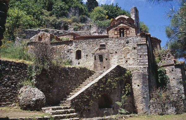 GREECE, Peloponnese, Mystra, Perivleptos Monastery.