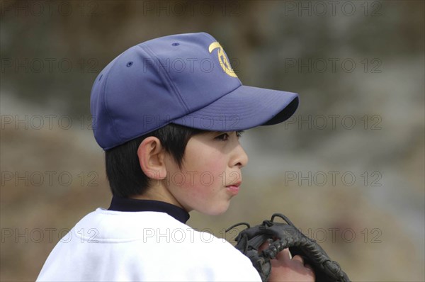 JAPAN, Chiba, Tako, "12 year old 6th grader, Kazuma Kikawa, pitches for Toujou Shonen Yakyu baseball Club"
