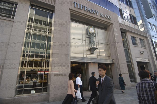JAPAN, Honshu, Tokyo, The new Tiffany store on the Ginza