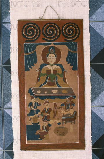 THAILAND, General, Yao religious painting used in Taoist ceremonies