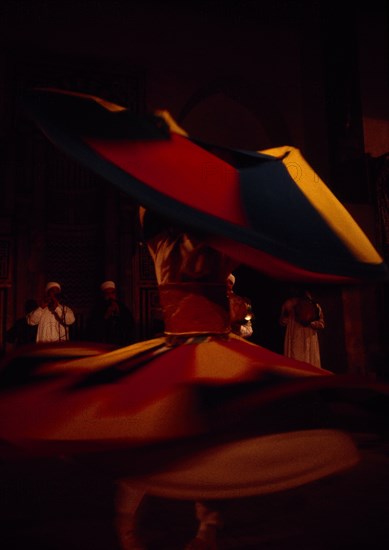 EGYPT, Cairo, Sufi dancing.