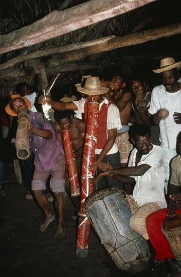 HAITI, Music, Ra Ra musicians.