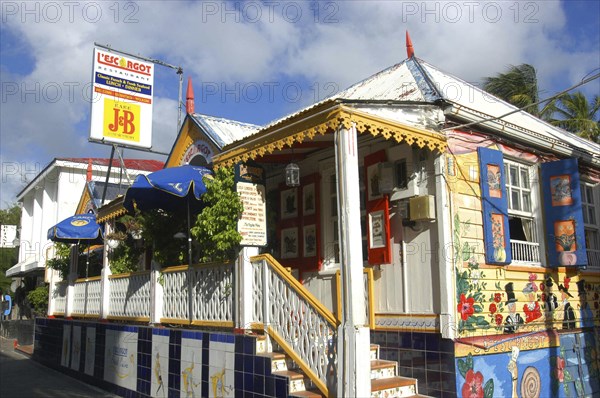 WEST INDIES, St Martin, Small roadside restaurant