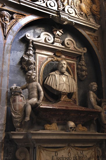 MALTA, Valletta, Interior of St Johns Cathedral