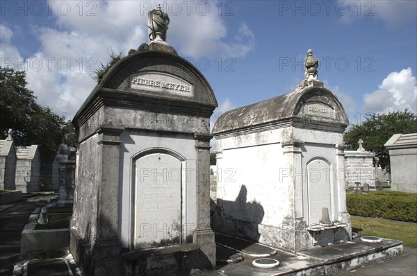 USA, Louisiana, New Orleans, Graveyard vaults