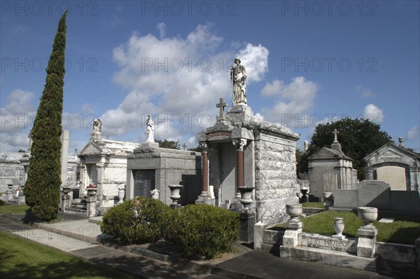 USA, Louisiana, New Orleans, Graveyard vaults