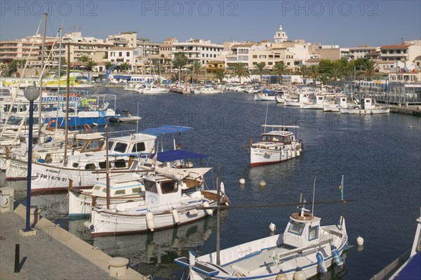 SPAIN, Balearic Islands, Majorca , The harbour at Cala Ratjada.