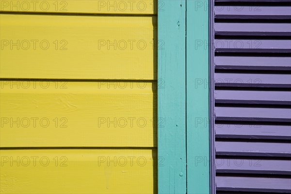 WEST INDIES, Barbados, St James, Holetown chattel house detail