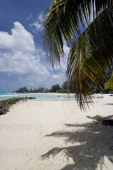 WEST INDIES, Barbados, Christ Church, Sea defences at Rockley Beach also known as Accra Beach after the hotel there