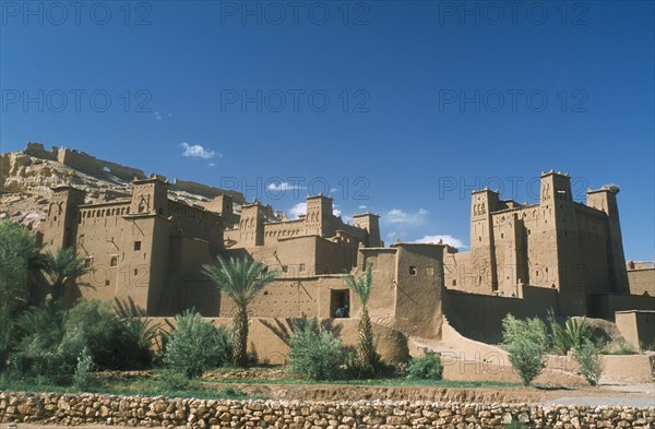MOROCCO, Ait Benhaddou, Kasbah famous for appearing in films such as Jesus of Nazareth and Lawrence of Arabia.