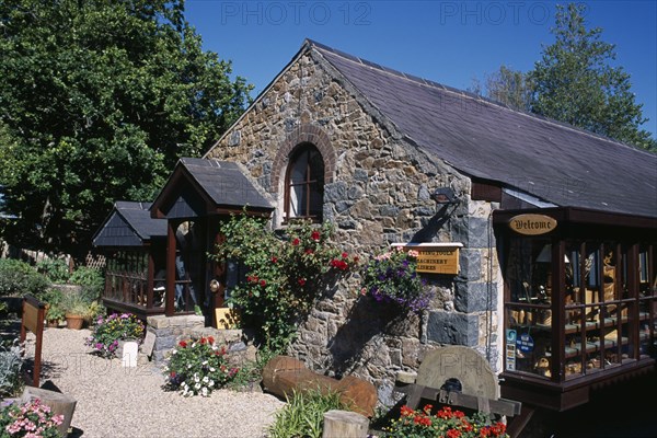 UNITED KINGDOM, Channel Islands, Guernsey, St Saviours. La Rue Des Issues.  The Guernsey Woodcarvers.