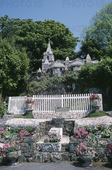 UNITED KINGDOM, Channel Islands, Guernsey, St Andrews. Les Vauxbelets.The Little Chapel.