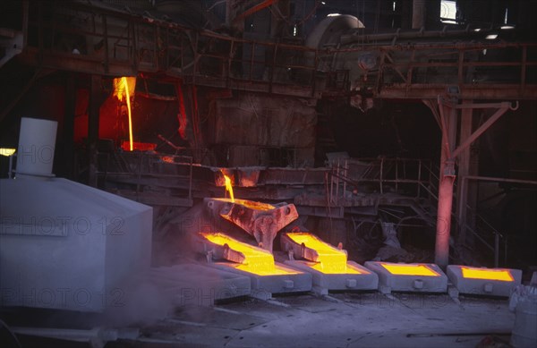 CHILE, Antofagasta, Chuquicamata, "Foundry, Copper Mine, "