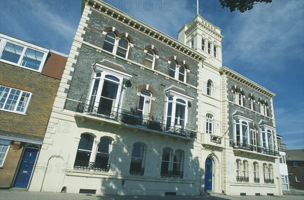 ENGLAND, Hampshire, Portsmouth, Pembroke Road. Royal Naval Club exterior.