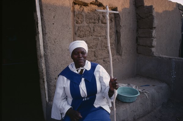 SOUTH AFRICA, Religion, Member of the Catholic apostolic church of Zion