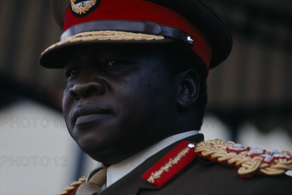 UGANDA, People, "Portrait of General Idi Amin, President of Uganda 1971-1979."