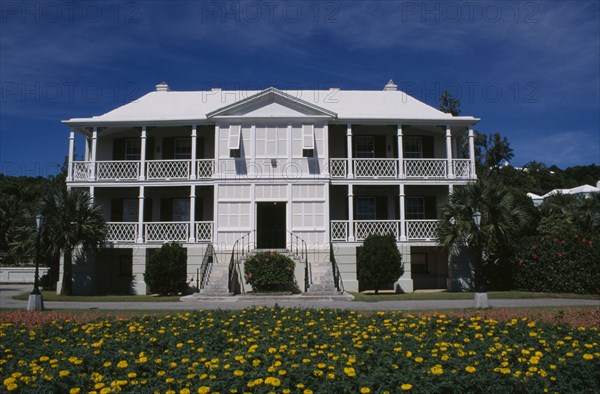 BERMUDA, Paget Parish, Camden building official residence of the Premier of Bermuda in the grounds of The Botanical Gardens