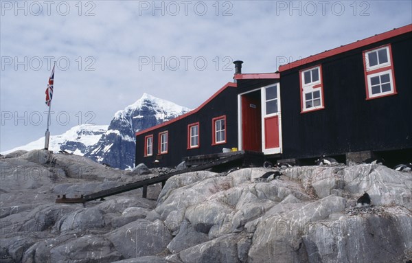 ANTARCTICA, Peninsula Region, Port Lockroy formally a British Base A between 1944 to 1962 re opened in the 1990’s as a museum and post office