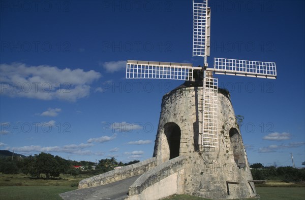 US VIRGIN ISLANDS, St Croix, Whim Estate, Windmill on estate restored to the way it was under Danish rule in the 1700s.