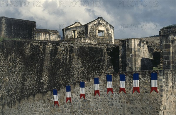 GUADELOUPE, Basse Terre, Fort St Charles, "Large, colonial fortress begun in 1640 and named in honour of Charles Houel, the founder of Basse Terre."