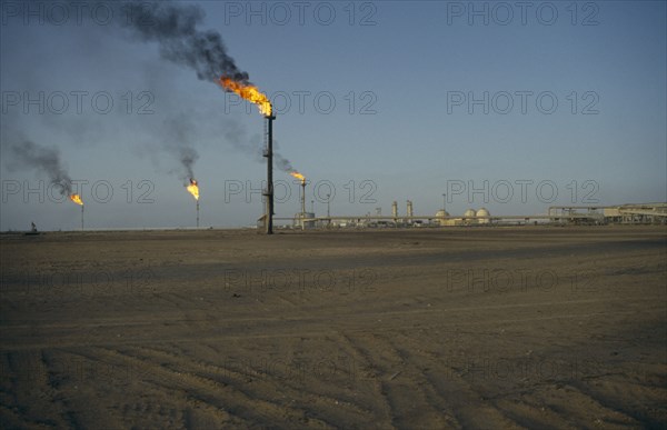 EGYPT, Sinai, Agip oil fields.