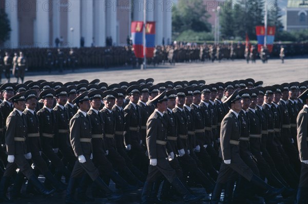 MONGOLIA, Ulaan Baatar, National Day military parade.