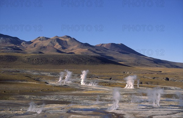 CHILE, Antofagasta, Atacama , "El Tatio Geysers, "