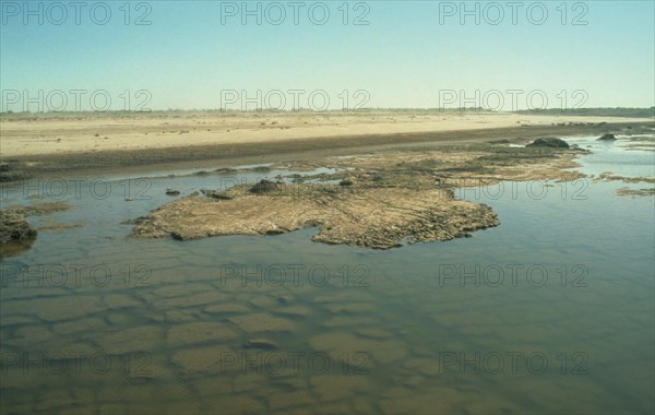 ENVIRONMENT, Aral Sea Area, View over drying delta.