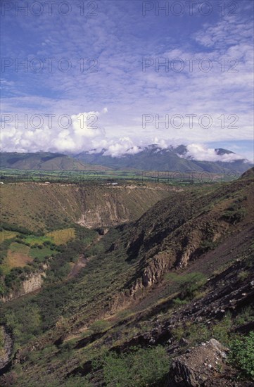 ECUADOR, Central ,  View of the highlands.