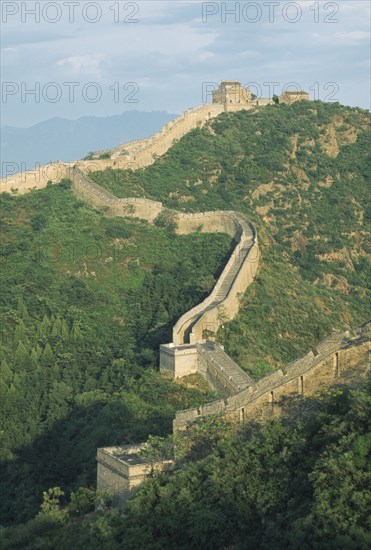 CHINA, Beijing Division, Jinshanling, "The Great Wall, Ming Dynasty 1368 to 1389, rebuilt 1567 to 70."