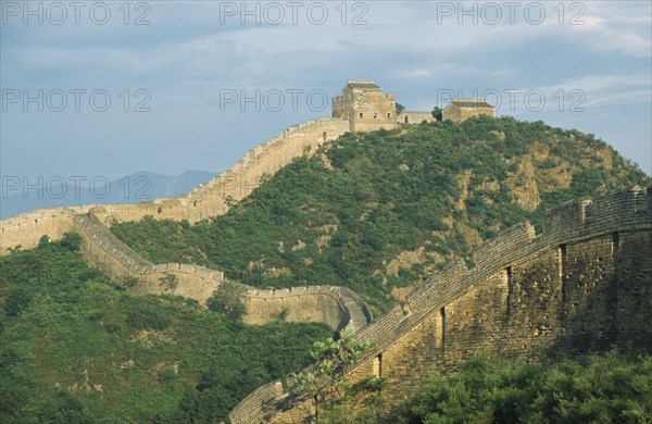 CHINA, Beijing Division, Jinshanling, "The Great Wall, Ming Dynasty 1368 to 1389, rebuilt 1567 to 70."