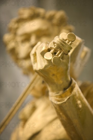 AUSTRIA, Lower Austria, Vienna, Detail of the Johann Strauss Memorial in Stadtpark.