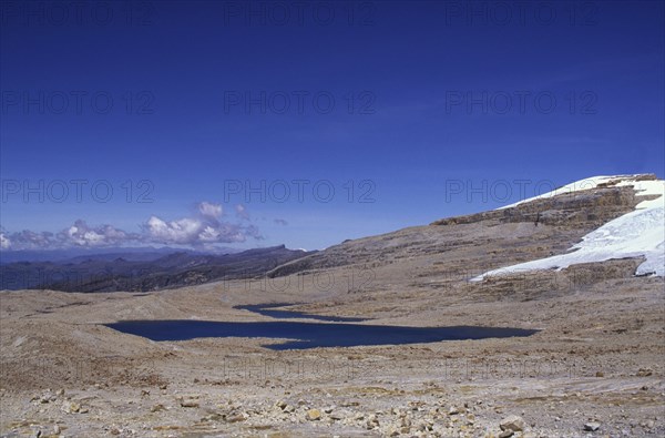 COLOMBIA, Cordillera , Boyaca, "View from Boqueron Bellavista, Sierra Nevada de Cocuy, "