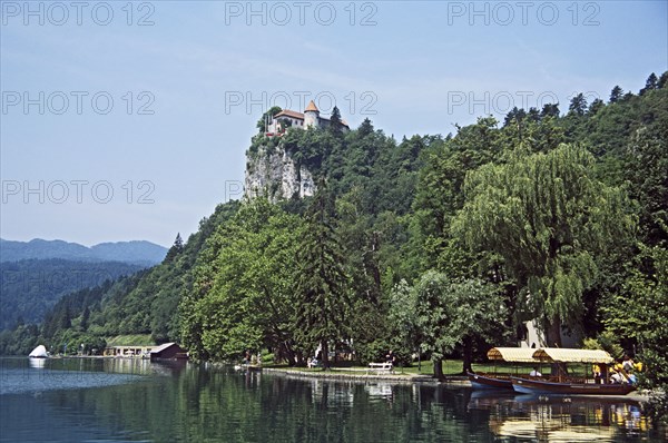 SLOVENIA, Lake Bled, "The castle is one of the most beautiful and important monuments in Slovenia. Perched on a cliff 100m above Lake Bled it houses a museum, the castle printworks,a wine cellar, a herbalist's shop, an artist's studio and a restaurant. Special functions and weddings are organised at the castle "