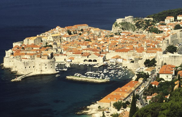 CROATIA, Dalamatia, Dubrovnik, "Once known as the city state of Ragusa, Dubrovnik was for many centuries one of the Mediterranean's principle mercantile cities. The landmarks and towering fortified walls built during its 15th and 16th century Golden age are still perfectly preserved today. Wealth from commerce may have ceased but it has been replaced by a highly lucrative tourist trade"