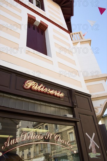 FRANCE, Aquitaine Pyrenees Atlantique, Biarritz, The Basque seaside resort on the Atlantic coast. Patisserie bakery in the commercial centre of the town.