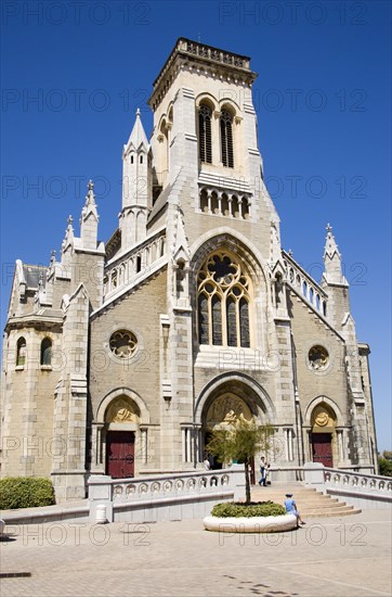 FRANCE, Aquitaine Pyrenees Atlantique, Biarritz, The Basque seaside resort on the Atlantic coast. The church of St Eugenie
