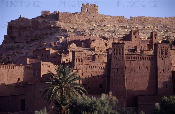 MOROCCO, Ait Benhaddou, Kasbah and hill town used in films such as Jesus of Nazareth and Lawrence of Arabia.