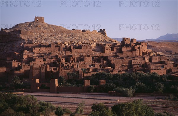 MOROCCO, Ait Benhaddou, Kasbah and hill town used in films such as Jesus of Nazareth and Lawrence of Arabia.